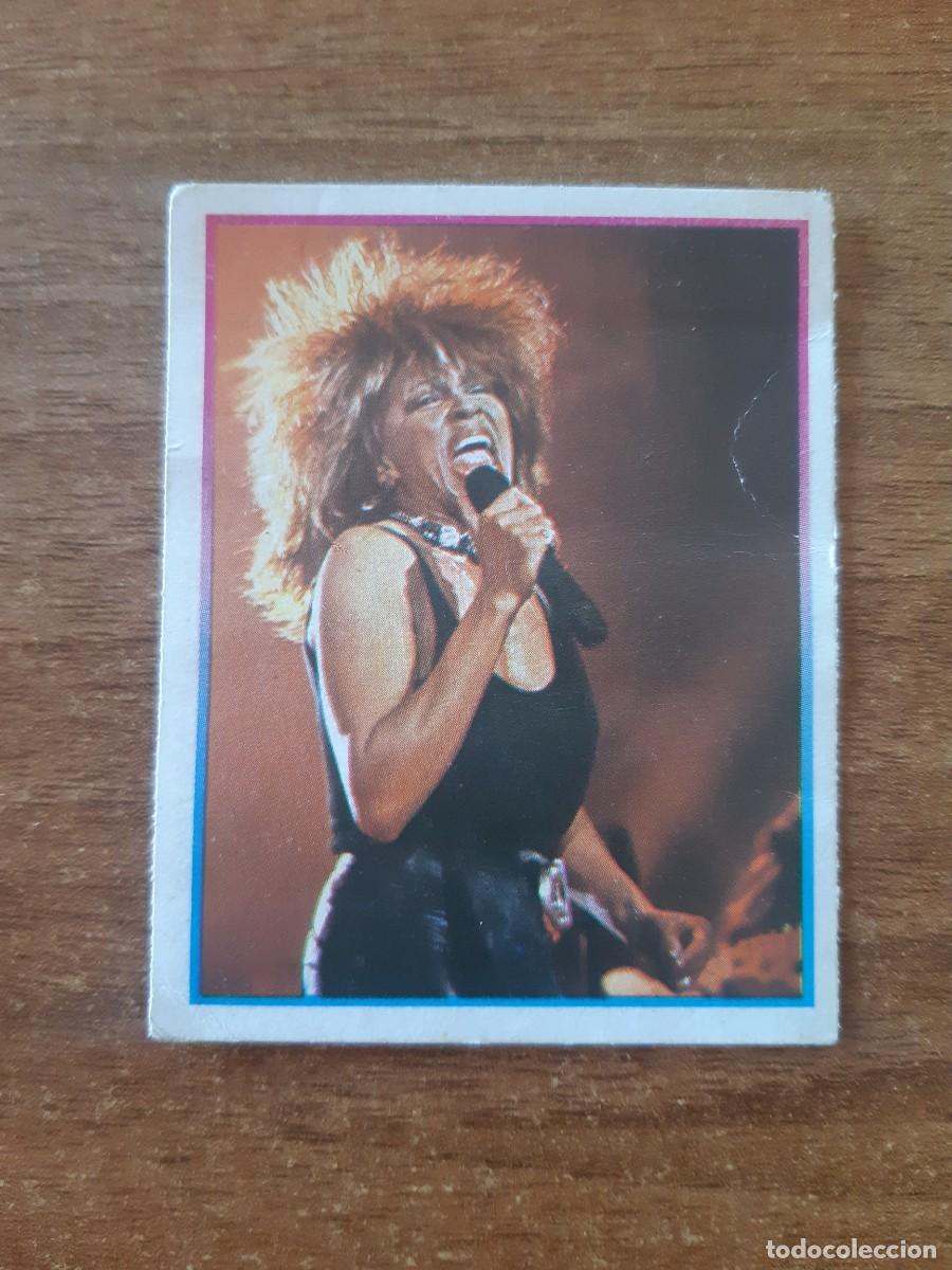 Coleccionismo cromos antiguos: N&deg;136 TINA TURNER COLECCI&Oacute;N SUPER STARS ED.ESTE 1986. NUNCA PEGADO