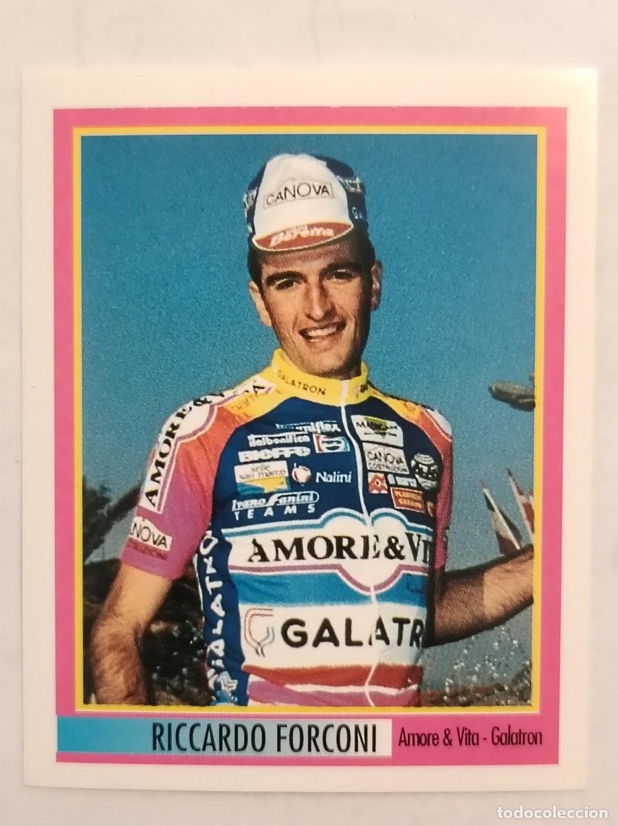 Coleccionismo cromos antiguos: #28 RICCARDO FORCONI (AMORE & VITA GALATRON) 78 GIRO D'ITALIA 1995 MERLIN