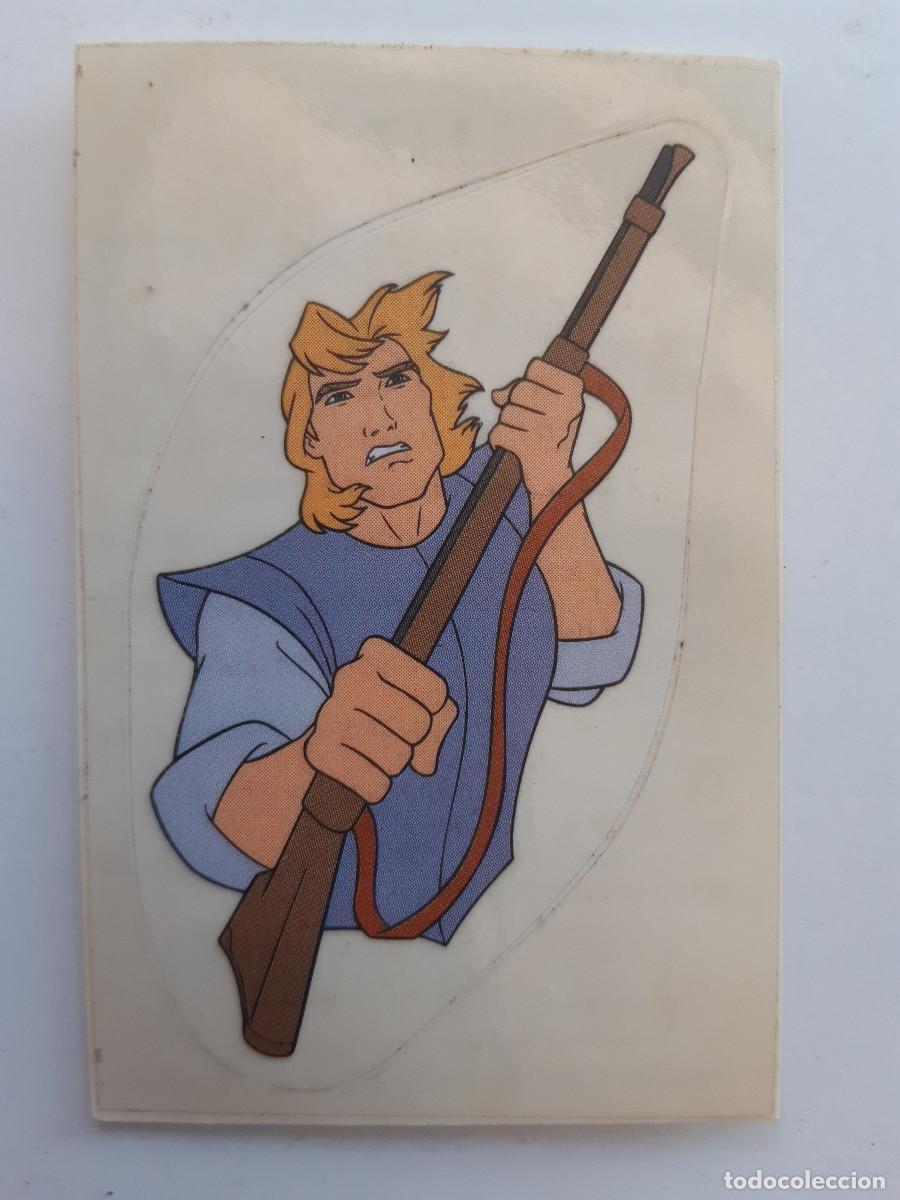 Coleccionismo cromos antiguos: POCAHONTAS PANINI 117 JOHN SMITH CON ESCOPETA DISNEY CROMO ESTAMPA PEGATINA