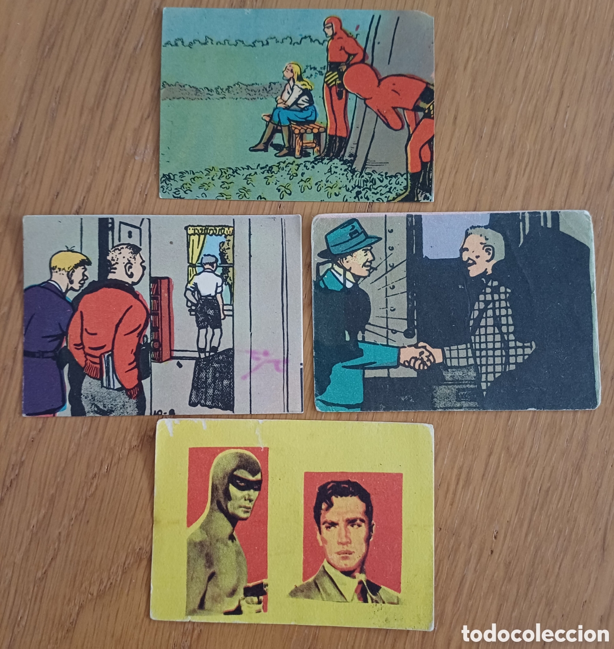 Coleccionismo cromos antiguos: Lote 17 cromos la juventud del hombre enmascarado, editorial Dolar