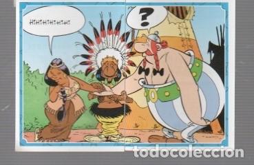 Coleccionismo cromos antiguos: DOS CROMOS 60 A&Ntilde;OS DE AVENTURA DE AST&Eacute;RIX EDITOR PANINI N&ordm; 76 - 77