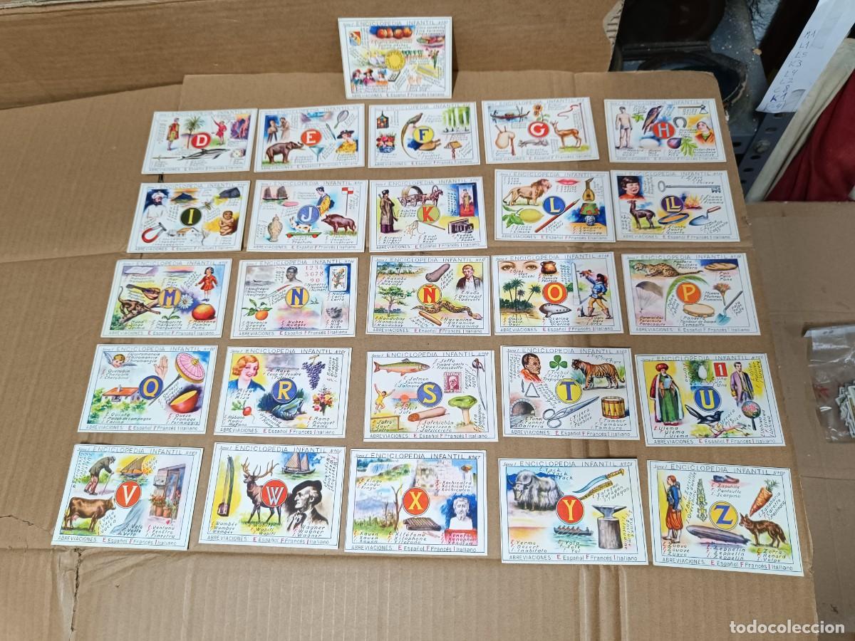 Coleccionismo cromos antiguos: ANTIGUA COLECCION DE 26 CROMOS, ENCICLOPEDIA INFANTIL, PUBLICIDAD CHOCOLATES JUNCOSA BARCELONA P19