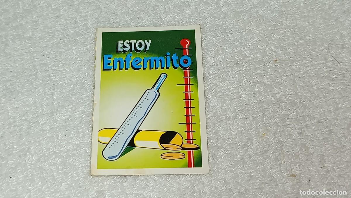 Collectable Antique Stickers: BOLLYCAO PANRICO : ANTIGUO CROMO ESPEJISMOS ESTOY ENFERMITO DE AMOR A&Ntilde;OS 90 SIN PEGAR
