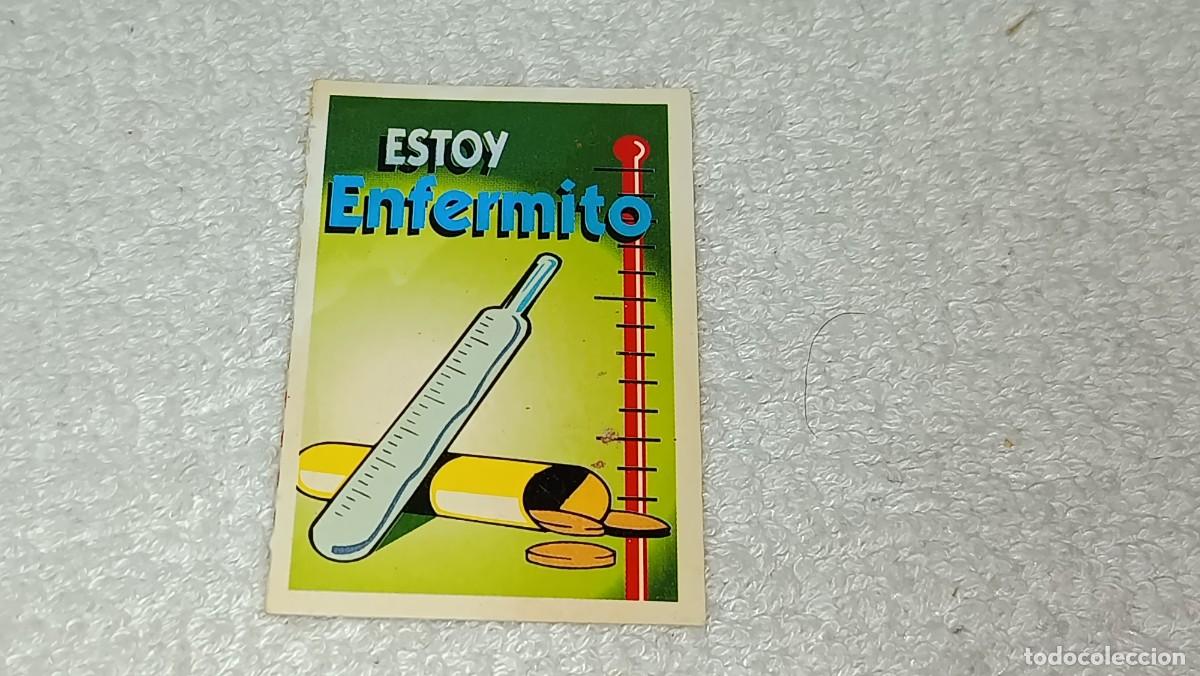 Collectable Antique Stickers: BOLLYCAO PANRICO : ANTIGUO CROMO ESPEJISMOS ESTOY ENFERMITO DE AMOR A&Ntilde;OS 90 SIN PEGAR