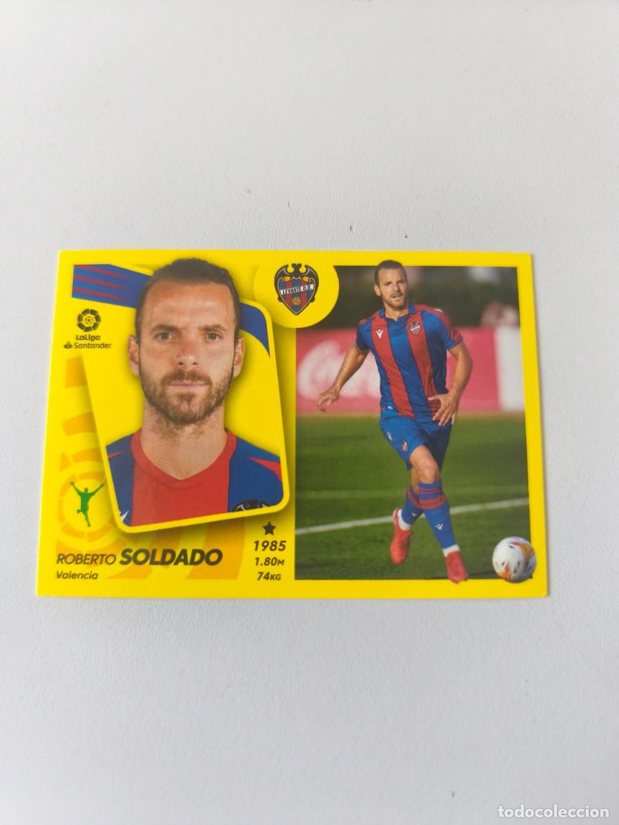 Collectable Antique Stickers: LIGA ESTE PANINI 2021 2022 21 22 ROBERTO SOLDADO LEVANTE UD 9 TPBCA
