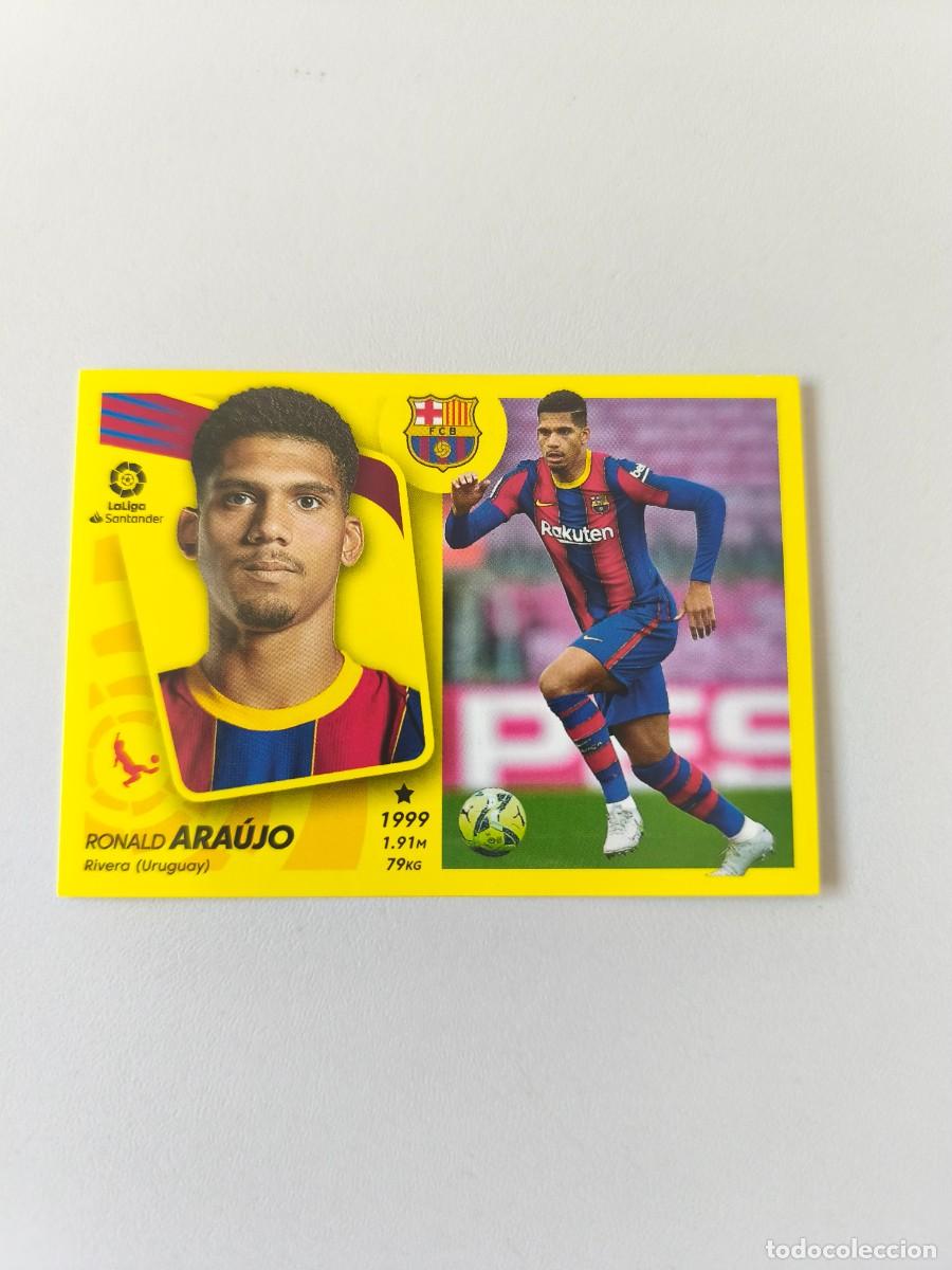 Collectable Antique Stickers: LIGA ESTE PANINI 2021 2022 21 22 RONALD ARAUJO BARCELONA 9 TPBCA