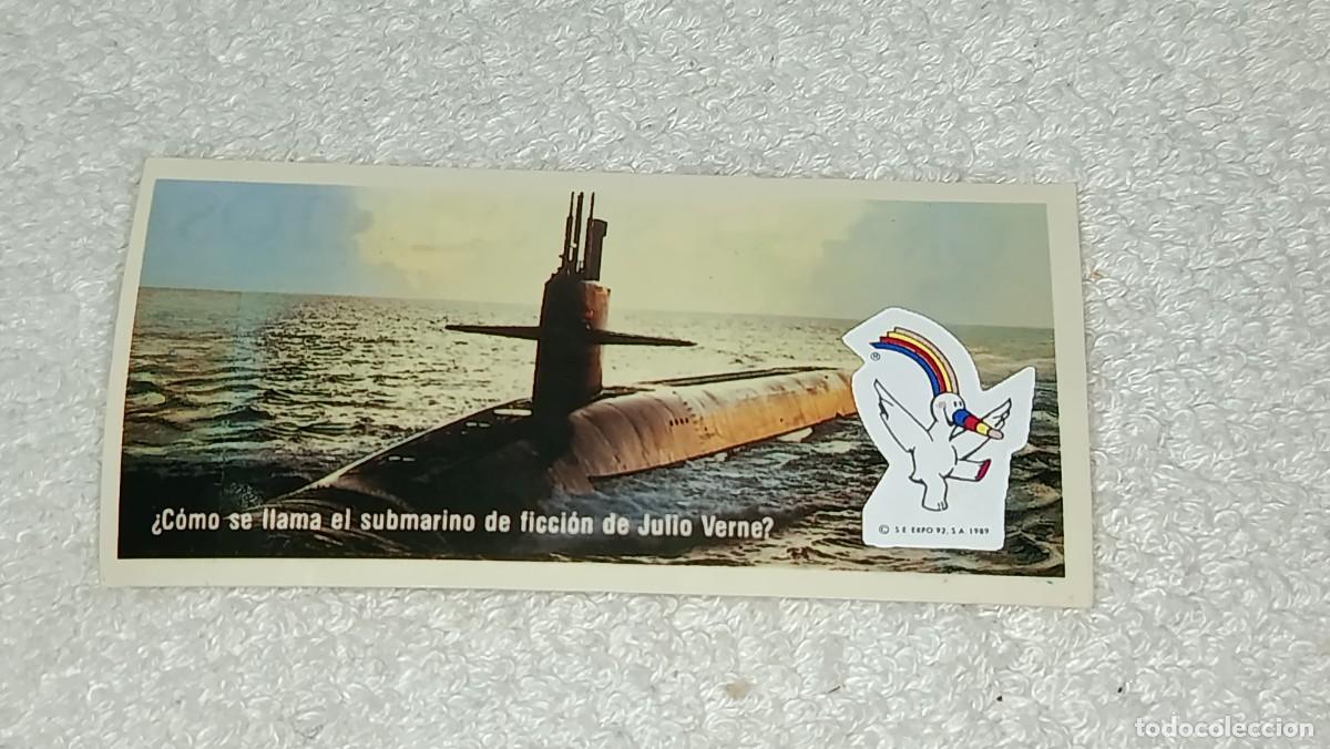 Coleccionismo cromos antiguos: DANONE : ANTIGUO CROMO N&ordm; 6 GRANDES INVENTOS EXPO 92 SEVILLA RASCA EL CURRO