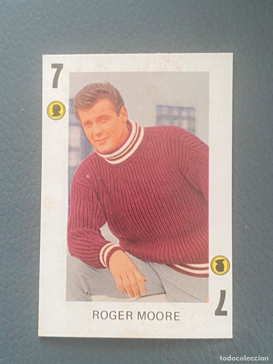 Coleccionismo cromos antiguos: ANTIGUO CROMO ACTOR ROGER MOORE FHER