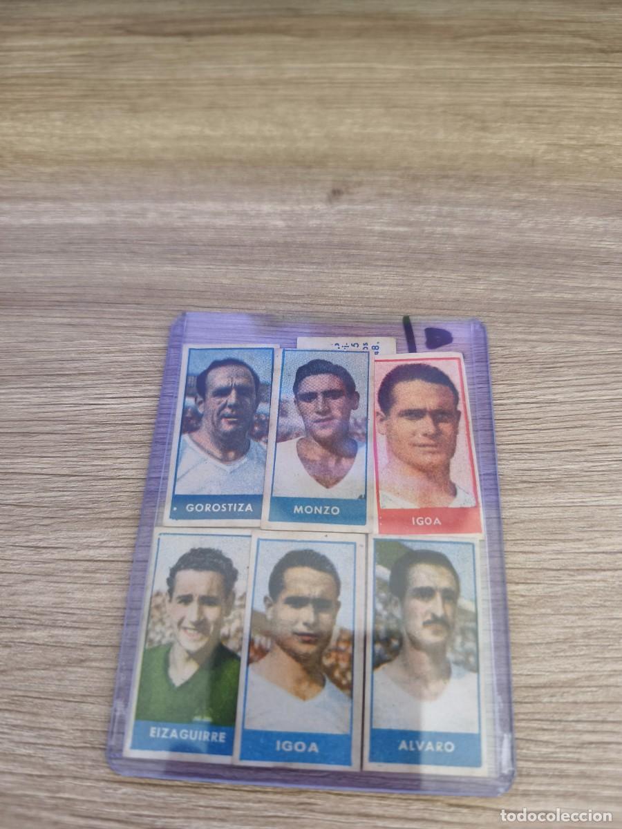 Coleccionismo cromos antiguos: Lote cromos Valencia Platino Palmera 1948. Sin pegar. 7 unidades.