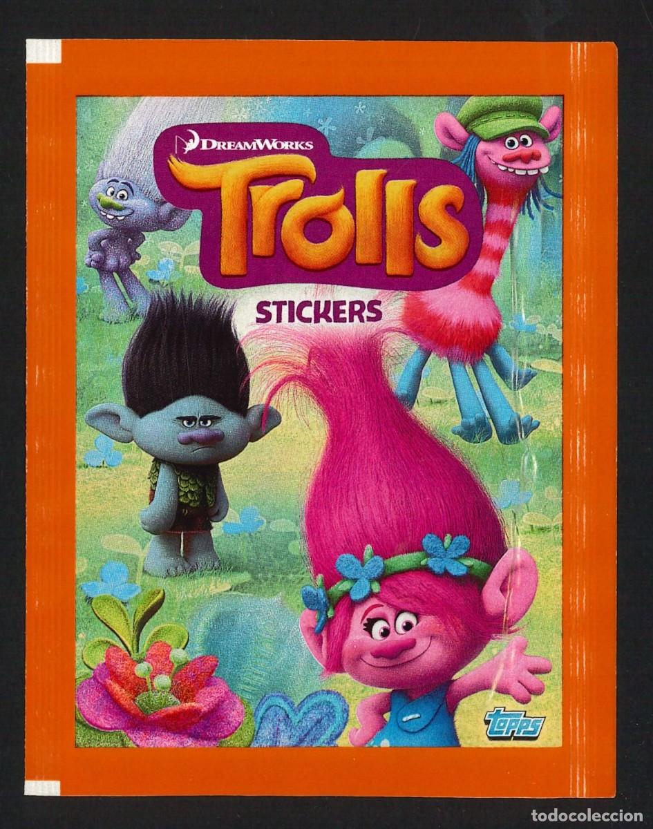 Coleccionismo cromos antiguos: TROLLS - TOPPS (2016) / SOBRE VAC&Iacute;O