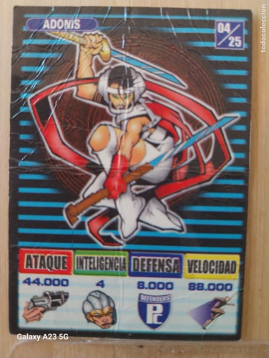 Coleccionismo cromos antiguos: BOLLYCAO BOLLY KAOS THE GAME ADONIS 4 * CROMO PASTELITOS PREMIUM 1999 ORIGINAL