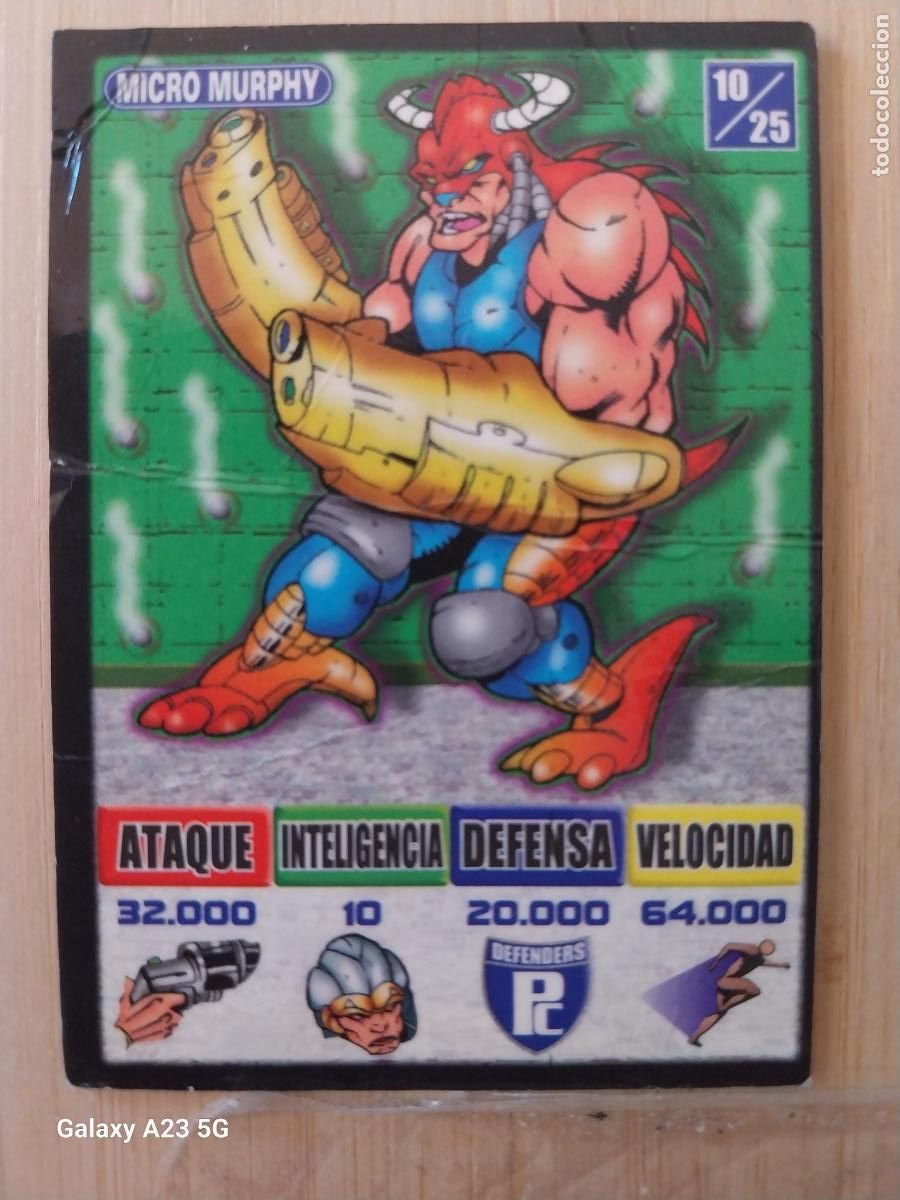 Coleccionismo cromos antiguos: BOLLYCAO BOLLY KAOS THE GAME 10 MICRO MURPHY CROMO PASTELITOS PREMIUM 1999 ORIGINAL