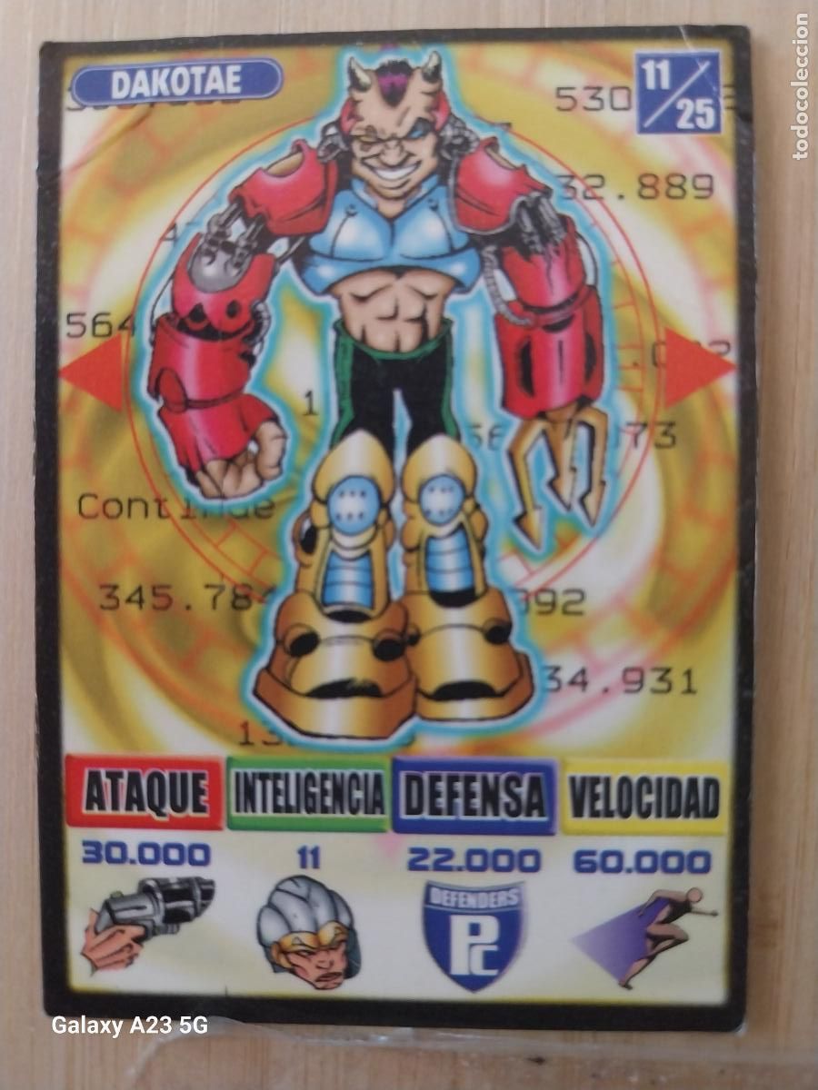 Coleccionismo cromos antiguos: BOLLYCAO BOLLY KAOS THE GAME 11 DAKOTAE CROMO PASTELITOS PREMIUM 1999 ORIGINAL