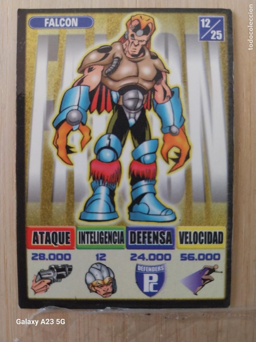 Collectable Antique Stickers: BOLLYCAO BOLLY KAOS THE GAME 12 FALCON CROMO PASTELITOS PREMIUM 1999 ORIGINAL