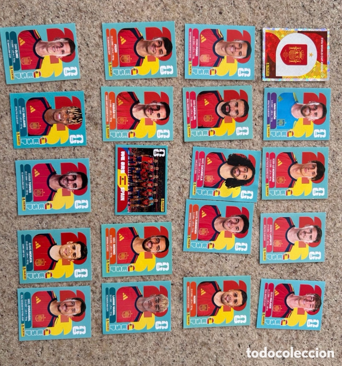 Coleccionismo cromos antiguos: FIFA WORLD CUP 2026 PANINI. #LOTE 20 CROMOS ESPA&Ntilde;A (COMPLETO) INCLUYE LAMINE YAMAL