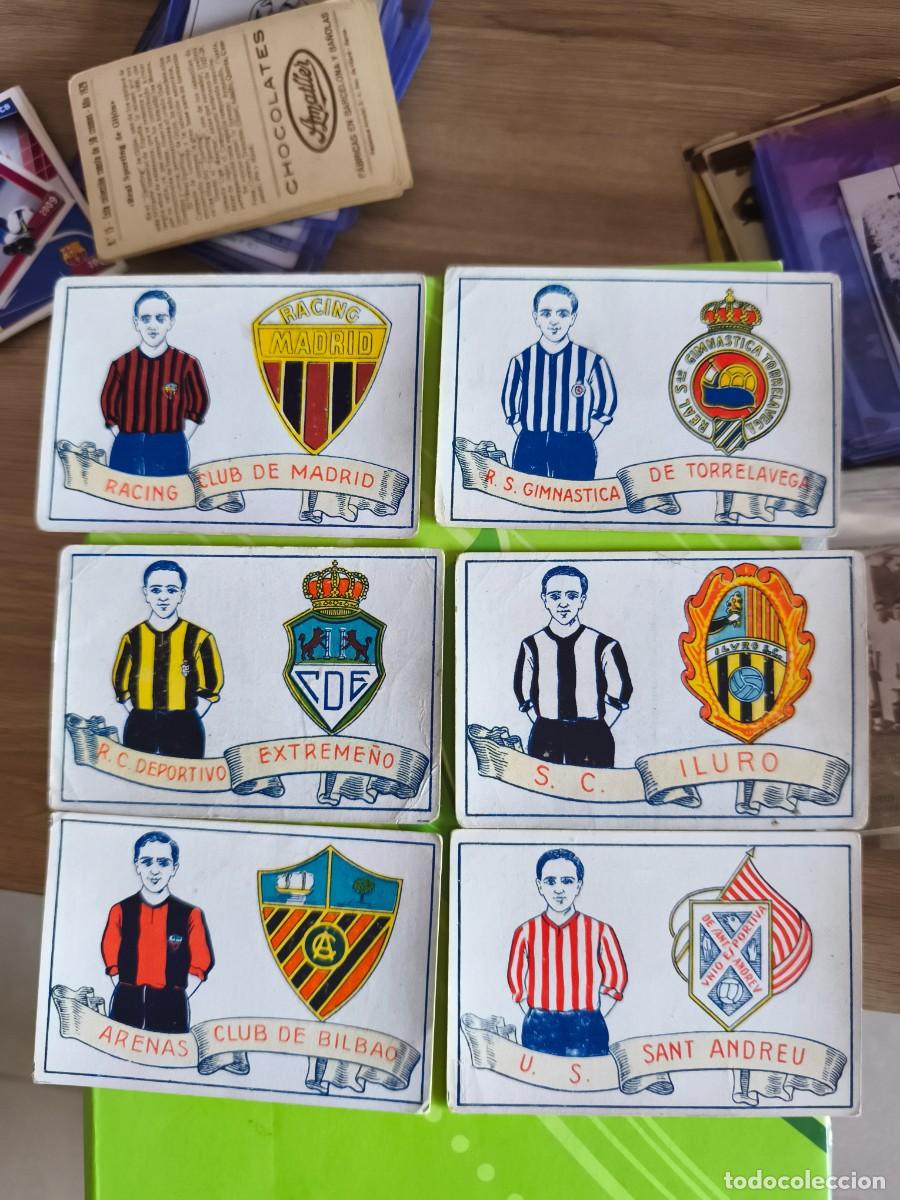 Coleccionismo cromos antiguos: Cromos 1929. Precio unitario 5 euros. Descripci&oacute;n historia del club, escudo y equipacion