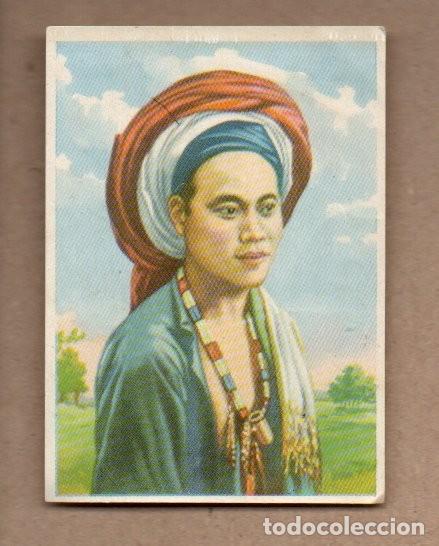 Coleccionismo cromos antiguos: ANTIGUO CROMO, RAZAS HUMANAS N&ordm; 82. SIN PEGAR.
