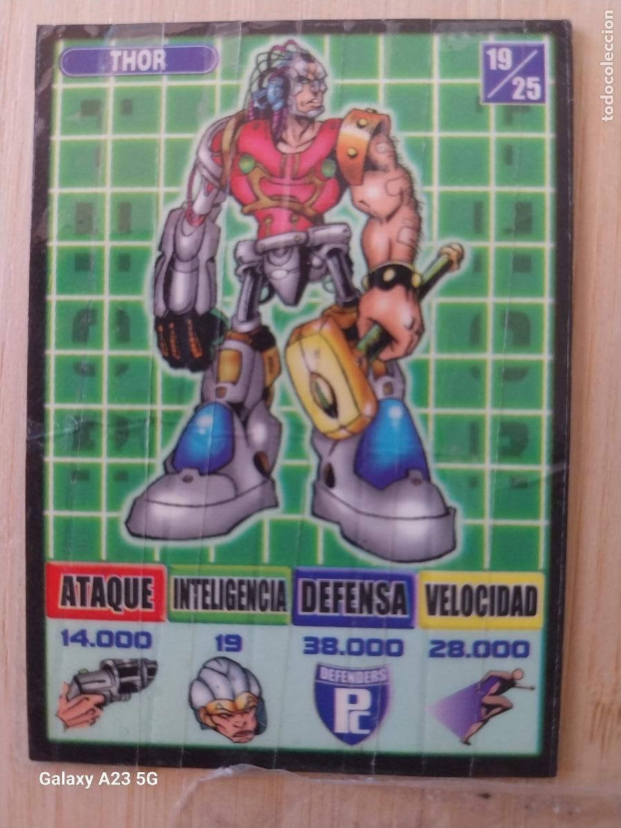 Coleccionismo cromos antiguos: BOLLYCAO BOLLY KAOS THE GAME 19 THOR CROMO PASTELITOS PREMIUM 1999 ORIGINAL