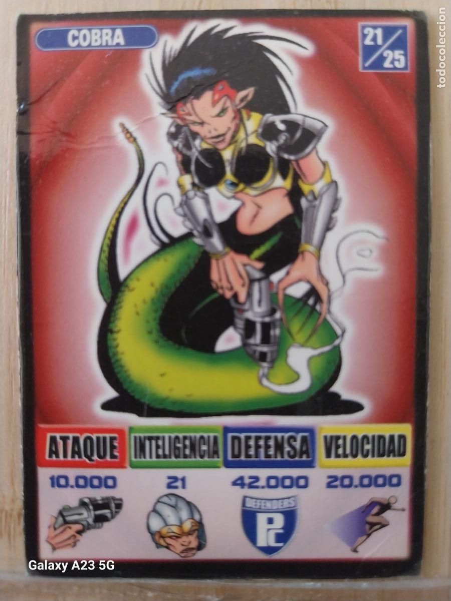 Coleccionismo cromos antiguos: BOLLYCAO BOLLY KAOS THE GAME 21 COBRA CROMO PASTELITOS PREMIUM 1999 ORIGINAL **