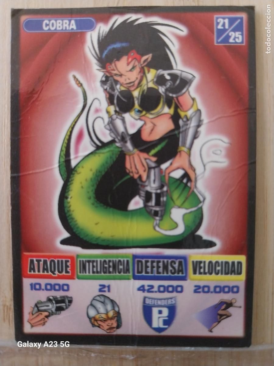 Coleccionismo cromos antiguos: BOLLYCAO BOLLY KAOS THE GAME 21 COBRA CROMO PASTELITOS PREMIUM 1999 ORIGINAL *