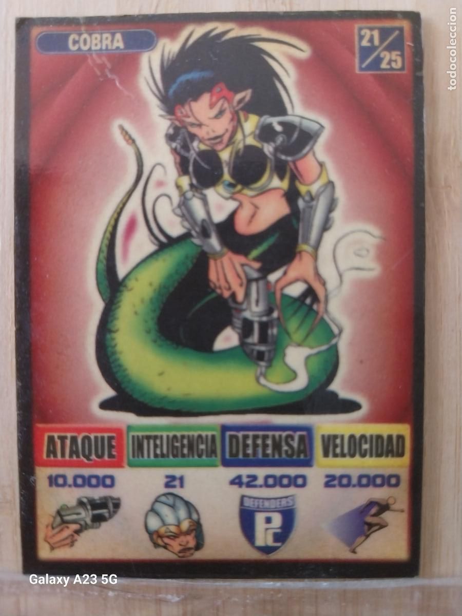 Coleccionismo cromos antiguos: BOLLYCAO BOLLY KAOS THE GAME 21 COBRA CROMO PASTELITOS PREMIUM 1999 ORIGINAL