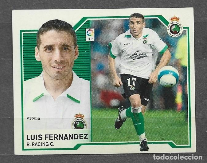 Coleccionismo cromos antiguos: Liga este 07/08 - Luis Fernandez - R. Racing C.