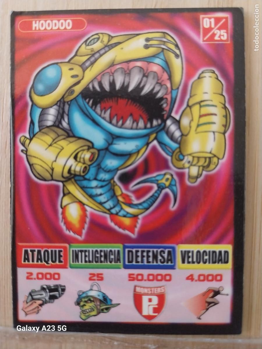 Coleccionismo cromos antiguos: BOLLYCAO BOLLY KAOS THE GAME 1 HOODOO CROMO PASTELITOS PREMIUM 1999 ORIGINAL