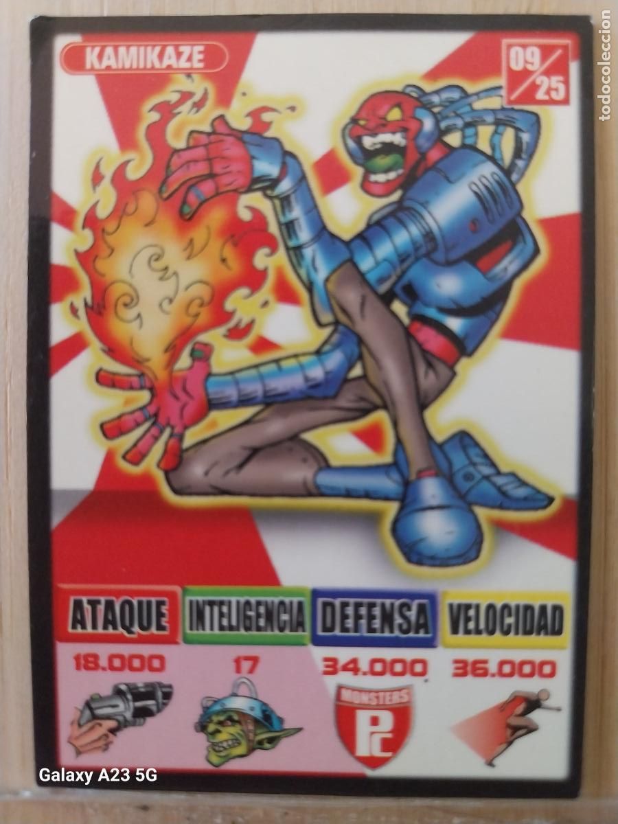 Coleccionismo cromos antiguos: BOLLYCAO BOLLY KAOS THE GAME ROJO 9 KAMIKAZE CROMO PASTELITOS PREMIUM 1999 ORIGINAL **