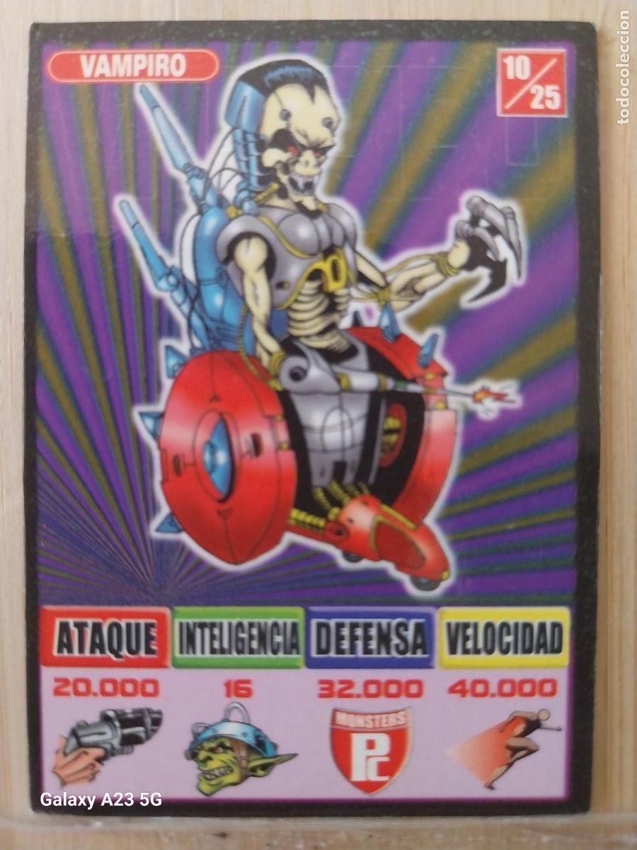 Coleccionismo cromos antiguos: BOLLYCAO BOLLY KAOS THE GAME ROJO 10 VAMPIRO CROMO PASTELITOS PREMIUM 1999 ORIGINAL **