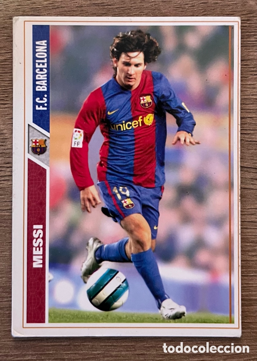 Coleccionismo cromos antiguos: CROMO LIONEL MESSI FC BARCELONA 2008 - Cromo 47 de las fichas de la liga 2008