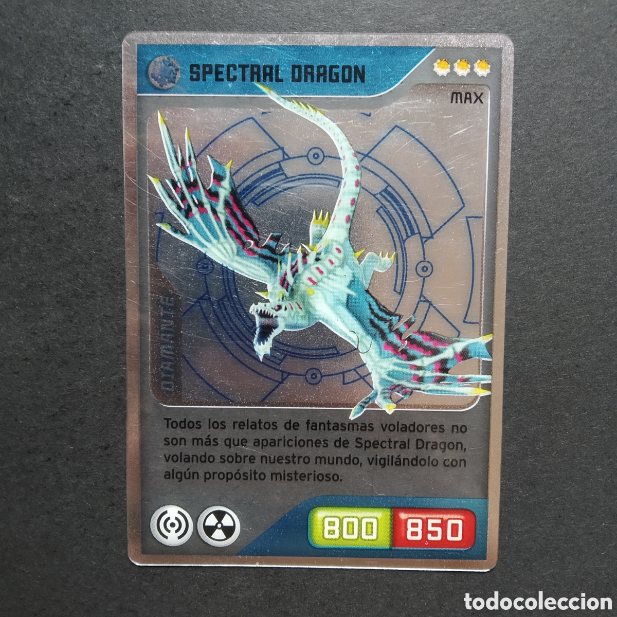 Collectable Antique Stickers: CROMO - N&ordm; 325 - SPECTRAL DRAGON - INVIZIMALS, DESAFIOS OCULTOS - PANINI - A&Ntilde;O 2013