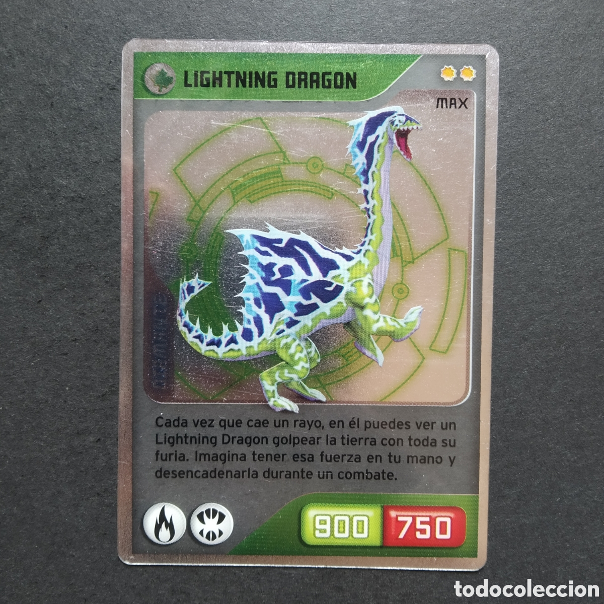 Coleccionismo cromos antiguos: CROMO - N&ordm; 328 - LIGHTNING DRAGON - INVIZIMALS, DESAFIOS OCULTOS - PANINI - A&Ntilde;O 2013