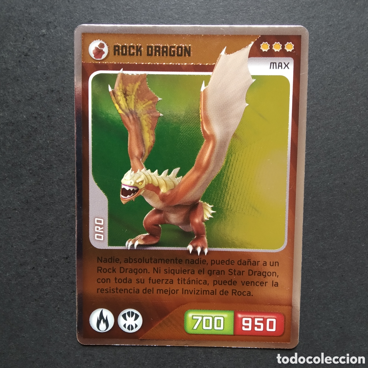 Coleccionismo cromos antiguos: CROMO - N&ordm; 330 - ROCK DRAGON - INVIZIMALS, DESAFIOS OCULTOS - PANINI - A&Ntilde;O 2013