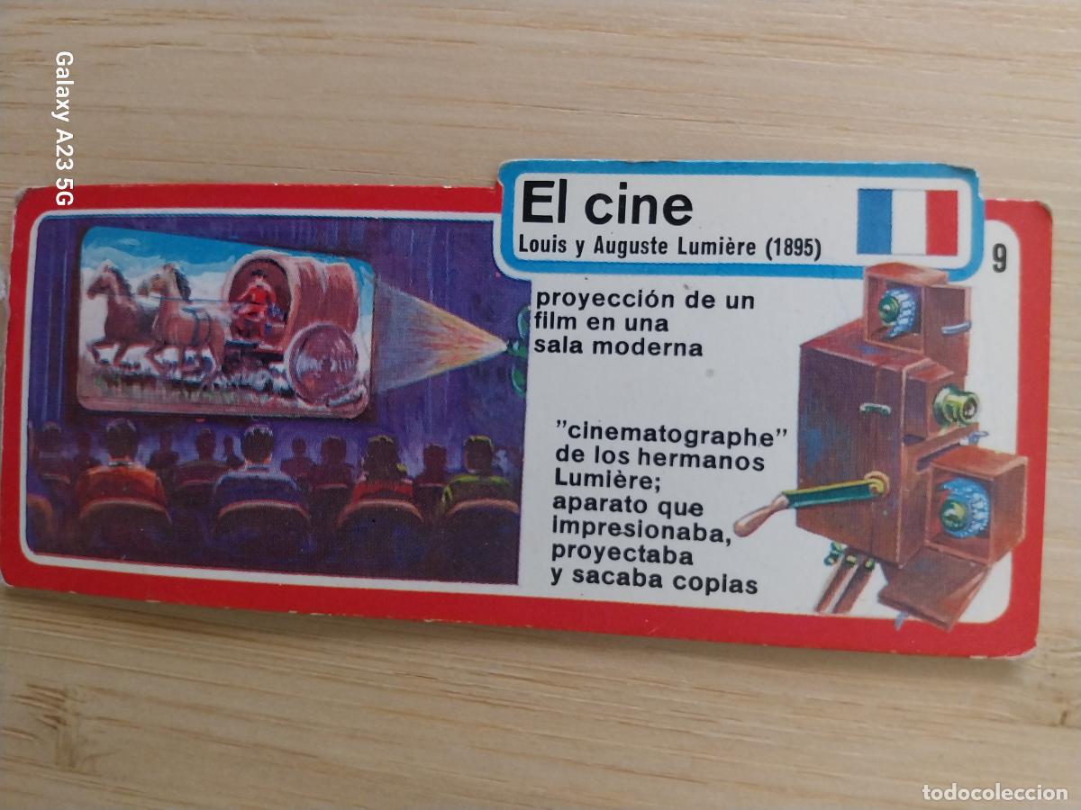 Coleccionismo cromos antiguos: BIMBO INVENTOS A&Ntilde;O 1973 CROMO 9 EL CINE PASTELITOS PREMIUM ORIGINAL **