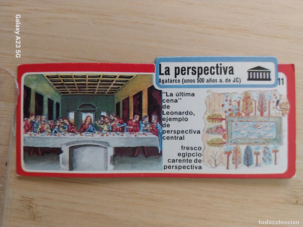Collezionismo Figurine antiche: BIMBO INVENTOS A&Ntilde;O 1973 CROMO 11 LA PERSPECTIVA PASTELITOS PREMIUM ORIGINAL **