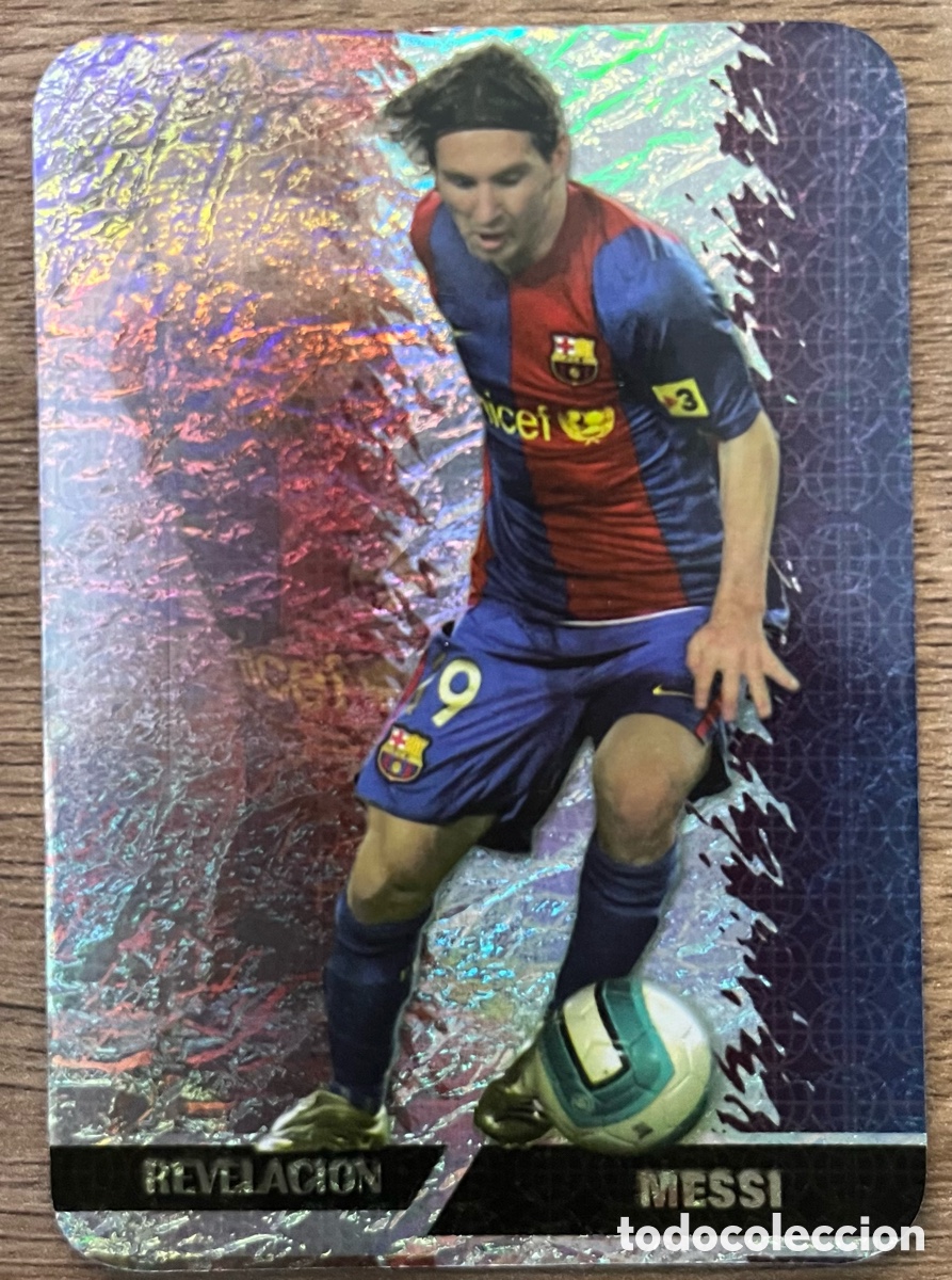 Coleccionismo cromos antiguos: CROMO LIONEL MESSI FC BARCELONA 2008 REVELACI&Oacute;N-Cromo 542 de las fichas de la liga