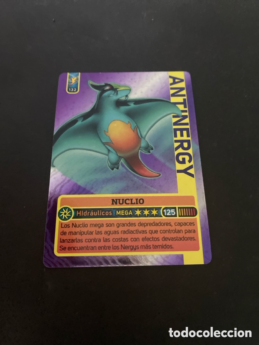 Coleccionismo cromos antiguos: Cromo Nergys N* 132 panini