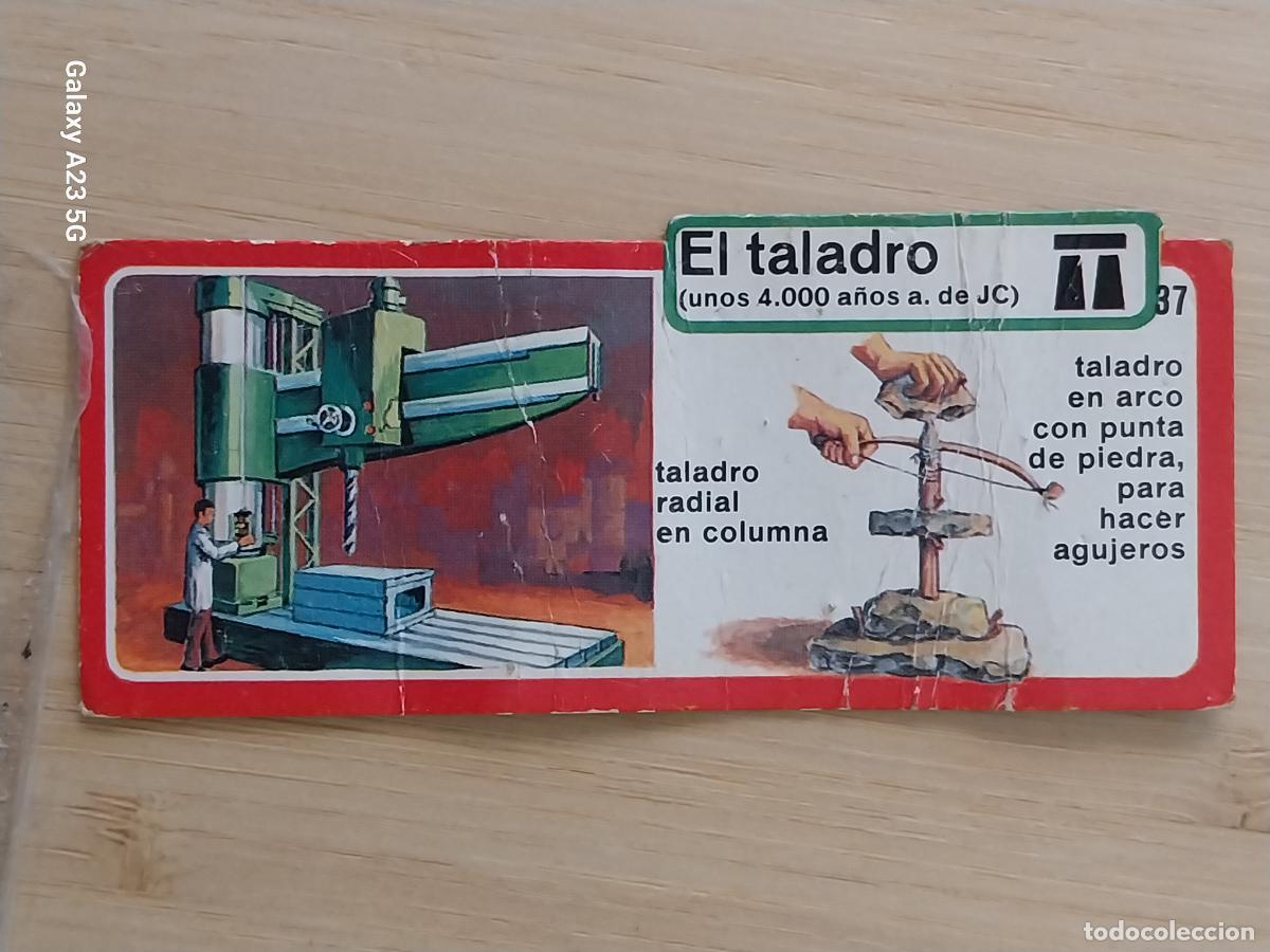 Coleccionismo cromos antiguos: BIMBO INVENTOS A&Ntilde;O 1973 CROMO 37 TALADRO PASTELITOS PREMIUM ORIGINAL **