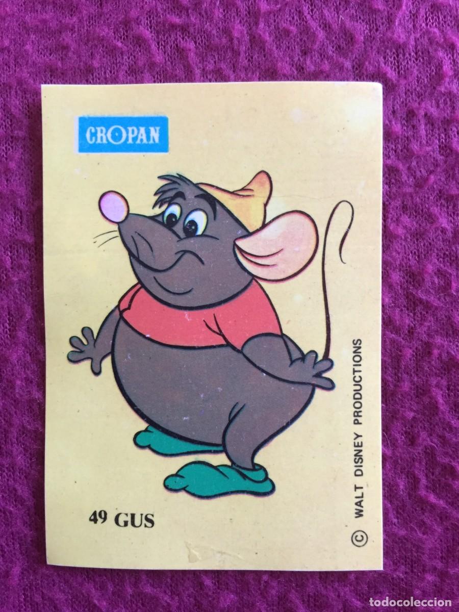 Coleccionismo cromos antiguos: CROMO CROPAN WALT DISNEY &Aacute;LBUM VUELA CON PETER PAN Y CONOCE A SUS AMIGOS N&ordm; 49 GUS