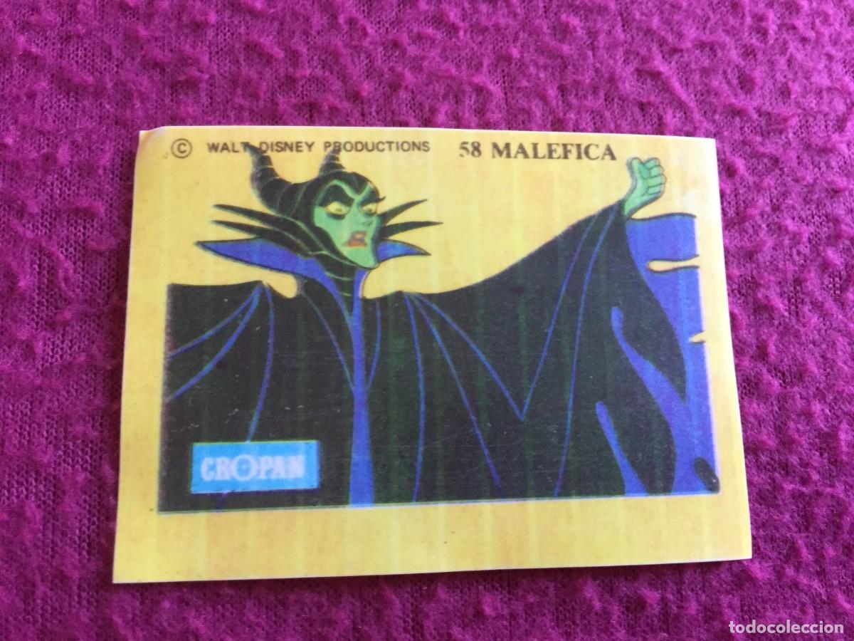 Coleccionismo cromos antiguos: Cromo - Vuela con Peter Pan y conoce a sus amigos - Malefica n&ordm; 58 - Cropan - Disney
