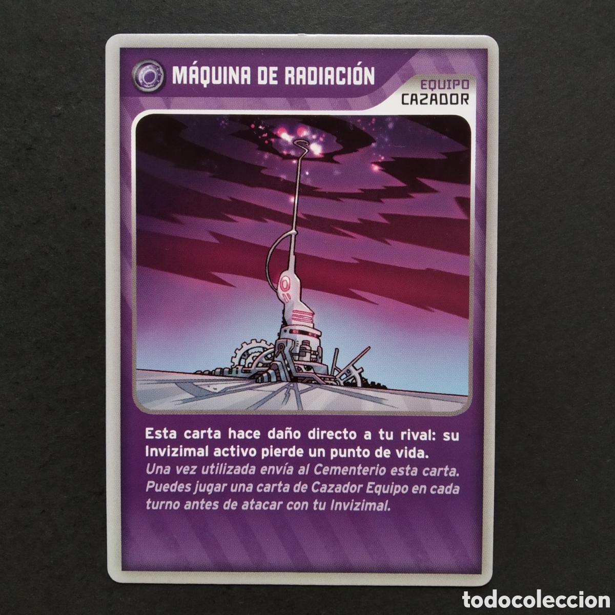 Coleccionismo cromos antiguos: CROMO - N&ordm; 358 - M&Aacute;QUINA DE RADIACI&Oacute;N - INVIZIMALS, DESAFIOS OCULTOS - PANINI - A&Ntilde;O 2013