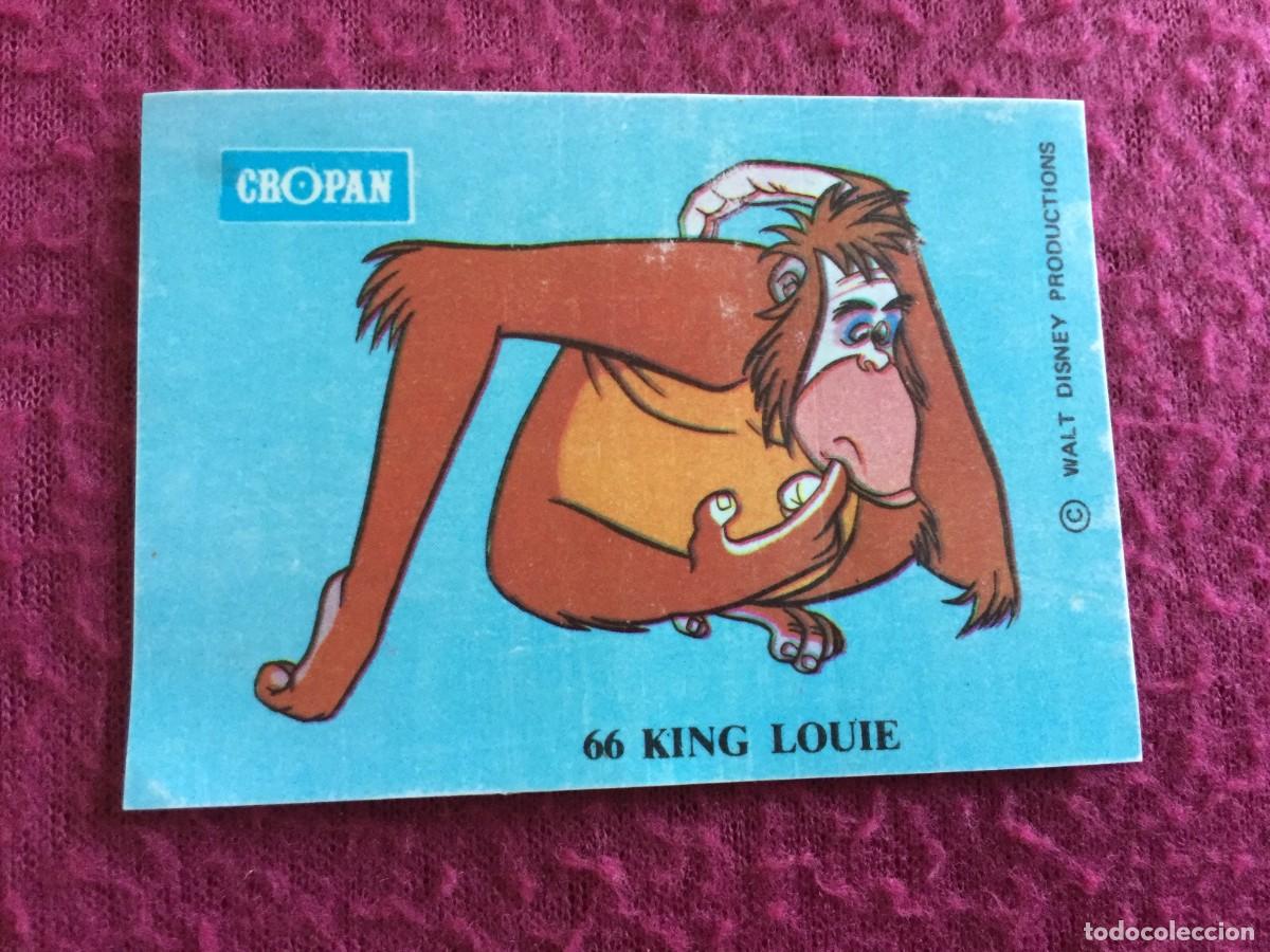 Coleccionismo cromos antiguos: CROMO CROPAN N&ordm; 66 KING LOUIE WALT DISNEY(ALBUM VUELA CON PETER PAN)