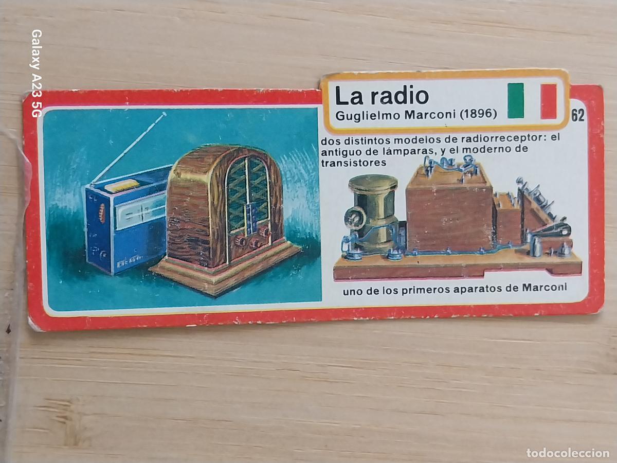 Coleccionismo cromos antiguos: BIMBO INVENTOS A&Ntilde;O 1973 CROMO 62 RADIO PASTELITOS PREMIUM ORIGINAL **
