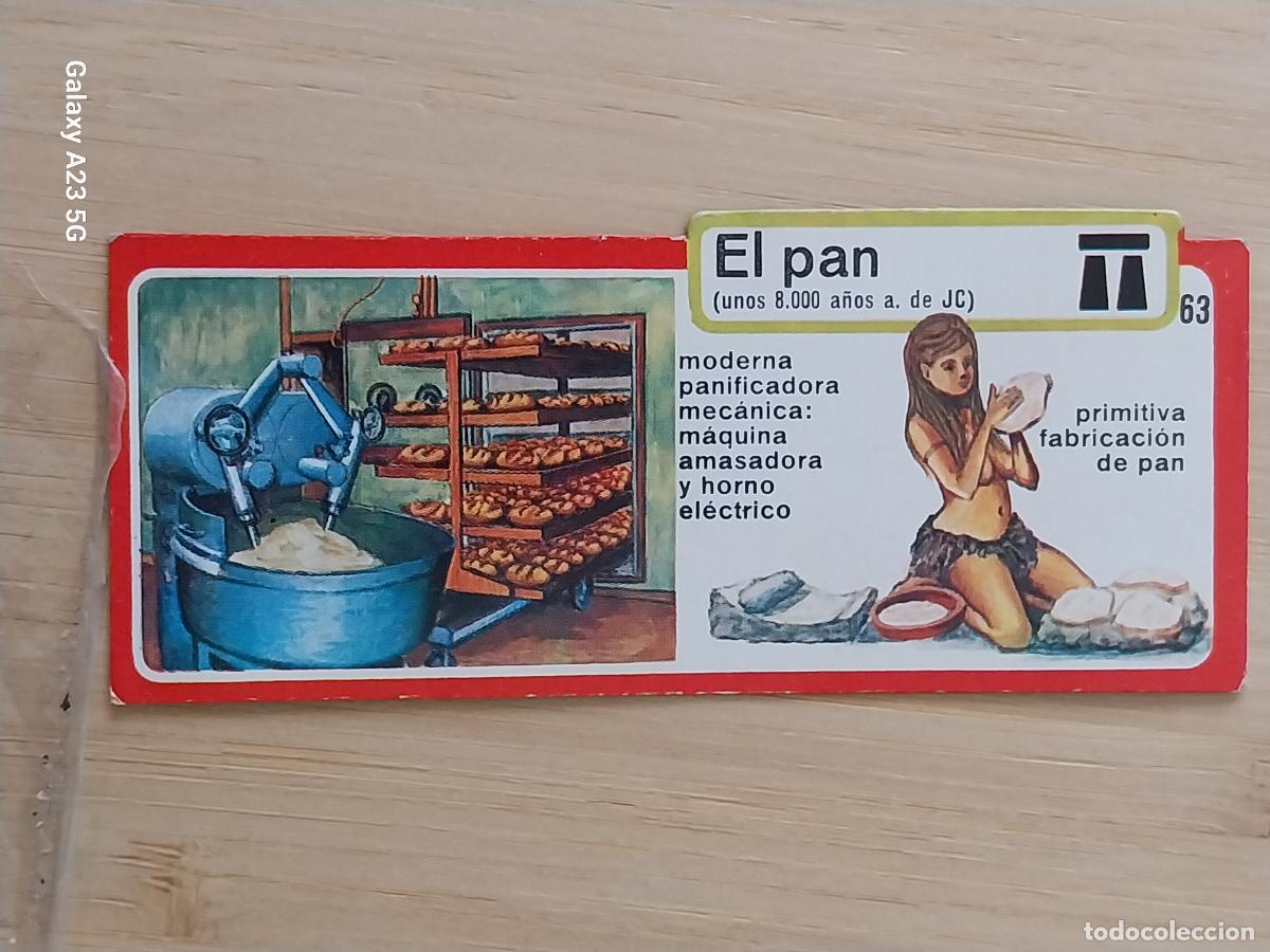 Coleccionismo cromos antiguos: BIMBO INVENTOS A&Ntilde;O 1973 CROMO 63 EL PAN PASTELITOS PREMIUM ORIGINAL **