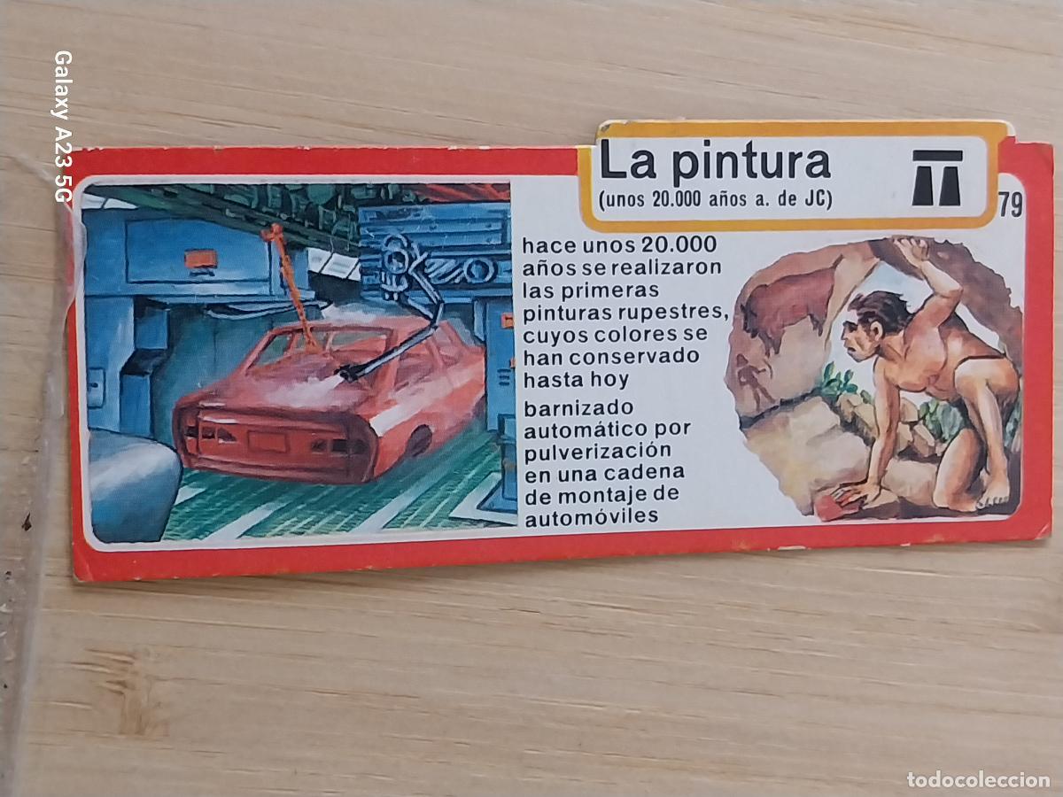 Coleccionismo cromos antiguos: BIMBO INVENTOS A&Ntilde;O 1973 CROMO 79 PINTURA PASTELITOS PREMIUM ORIGINAL **