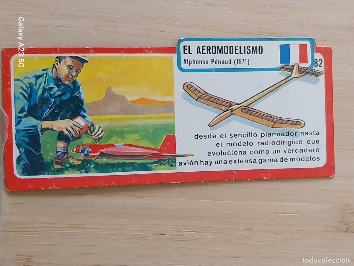 Coleccionismo cromos antiguos: BIMBO INVENTOS A&Ntilde;O 1973 CROMO 82 AEROMODELISMO PASTELITOS PREMIUM ORIGINAL **