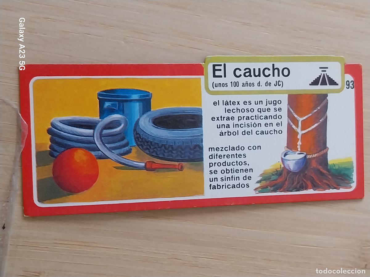 Coleccionismo cromos antiguos: BIMBO INVENTOS A&Ntilde;O 1973 CROMO 93 CAUCHO PASTELITOS PREMIUM ORIGINAL **