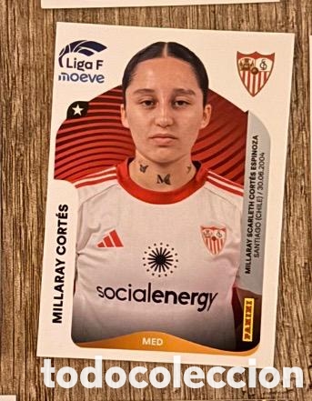 Coleccionismo cromos antiguos: MILLARAY CORTES SEVILLA Panini Liga F Moeve 2025-2026
