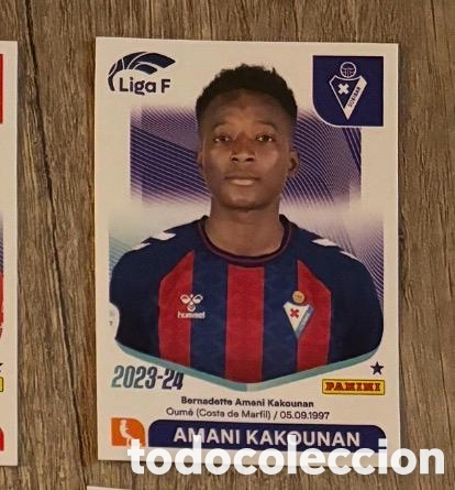 Coleccionismo cromos antiguos: AMANI KAKOUNAN EIBAR Panini Liga F 2023-24
