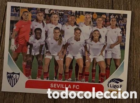 Coleccionismo cromos antiguos: ALINEACION SEVILLA Panini Liga F 2023-24